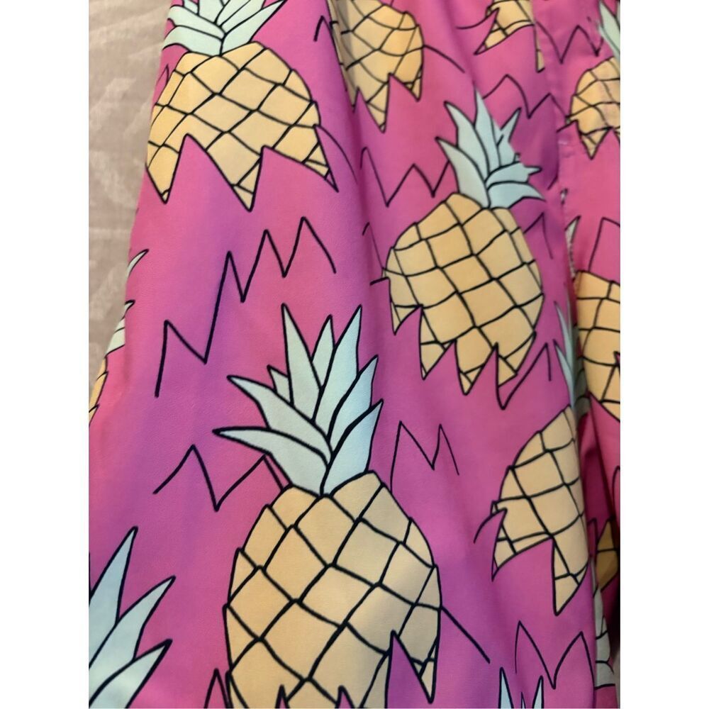 Sovereign Code Los Angeles Pineapple Print Swim Trunks Shorts - Picture 7 of 9